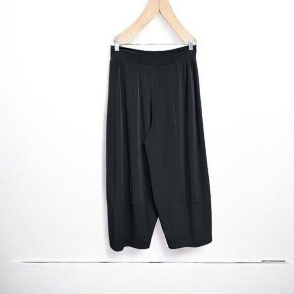 🌻NEW w/tags Clara Sun Woo Black High Waist Gauchos Size Small - Picture 7 of 11